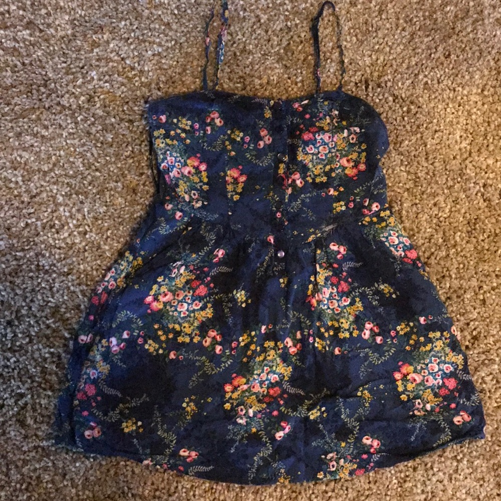 Floral dress/bathing suit cover up